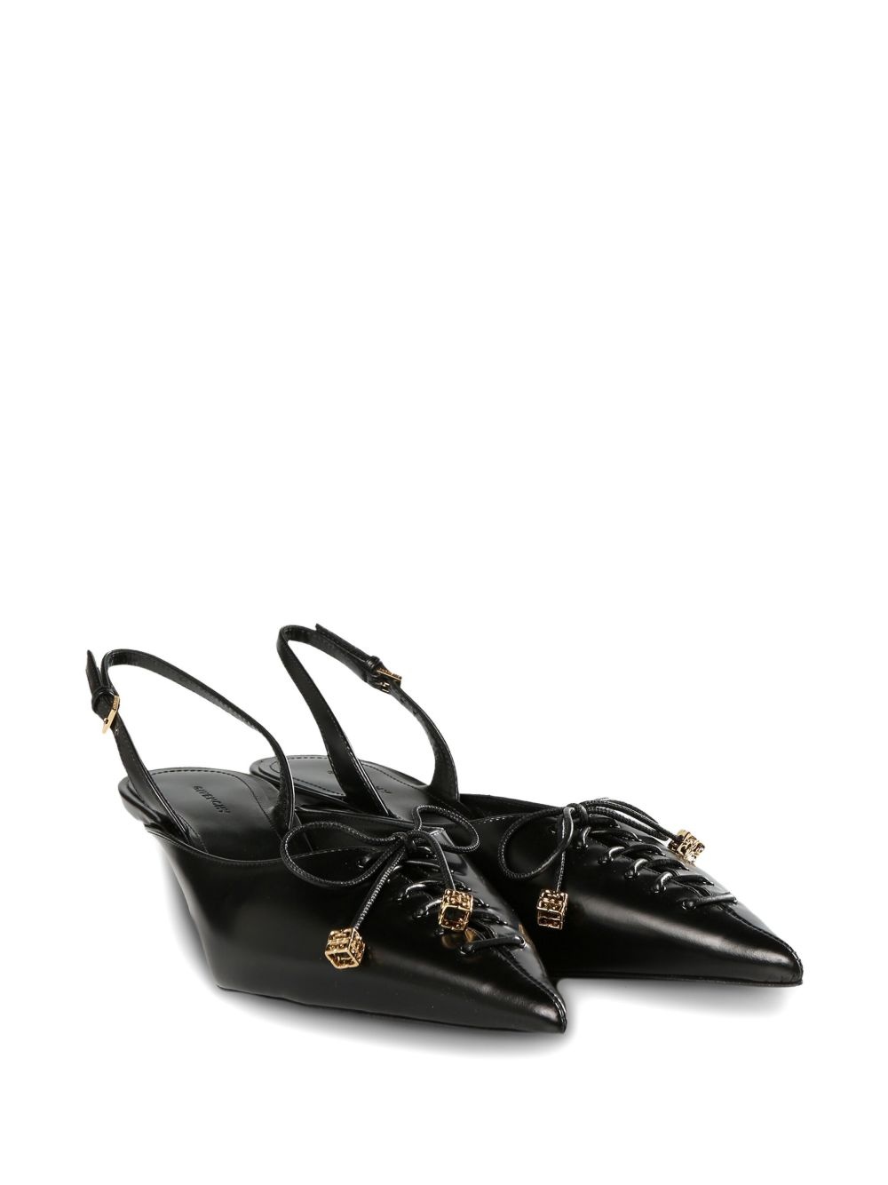 45mm lace-up pumps - 2