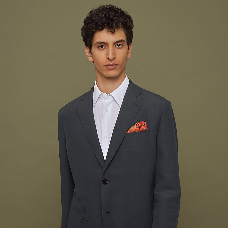 Hermès J'ai Touche le Pompon pocket square outlook