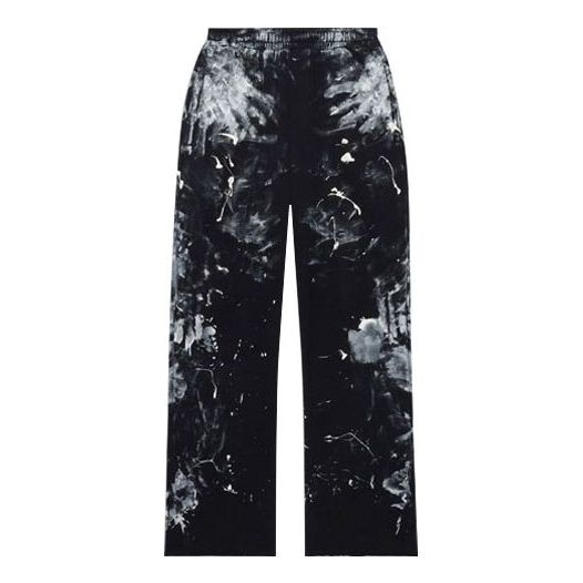 Balenciaga Painter Sweatpants 'Black White' 641589TKVG21070 - 1