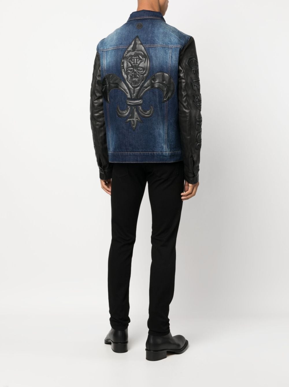 Gothic Plein denim jacket - 2