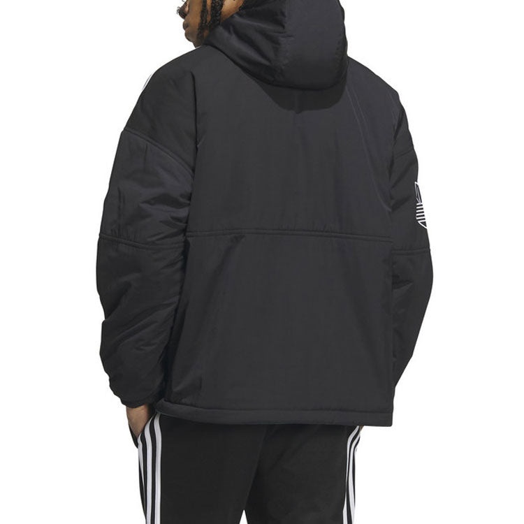 adidas Originals Reversible Down Jackets 'Black Green' IU4785 - 3