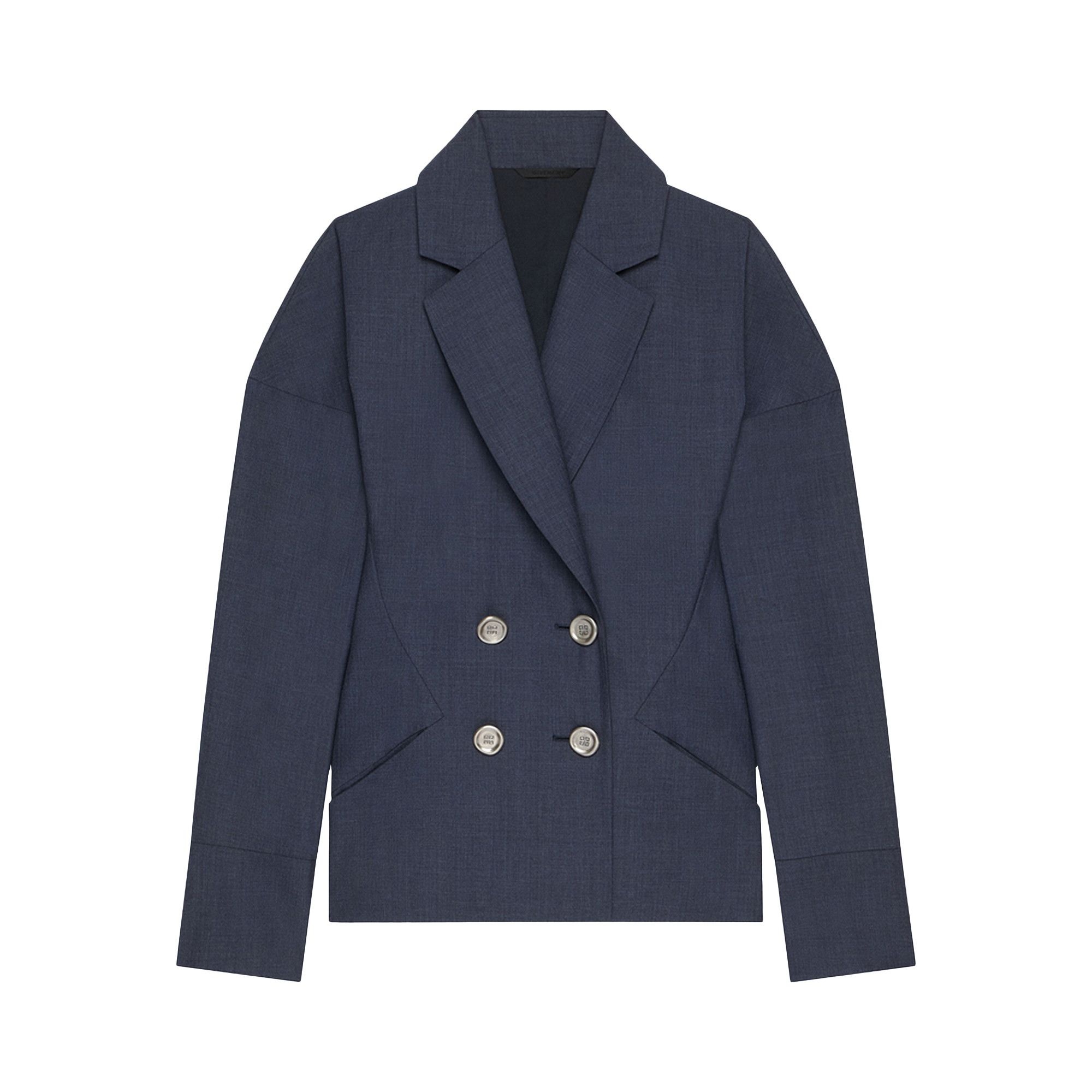 Givenchy Cuffed Jacket 'Denim Blue' - 1