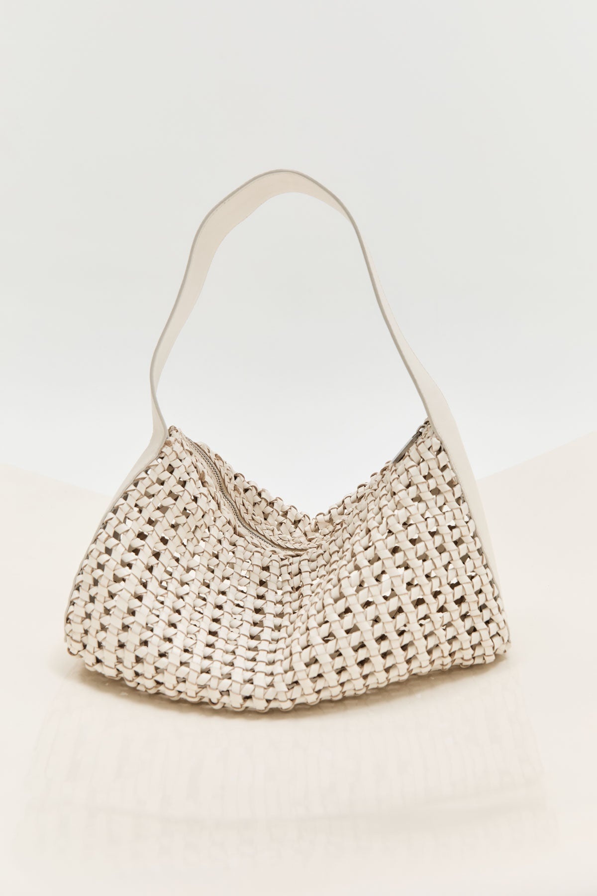 Macrame Mesh Bag - Tofu - 2