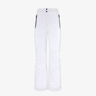 FENDI White tech fabric pants outlook