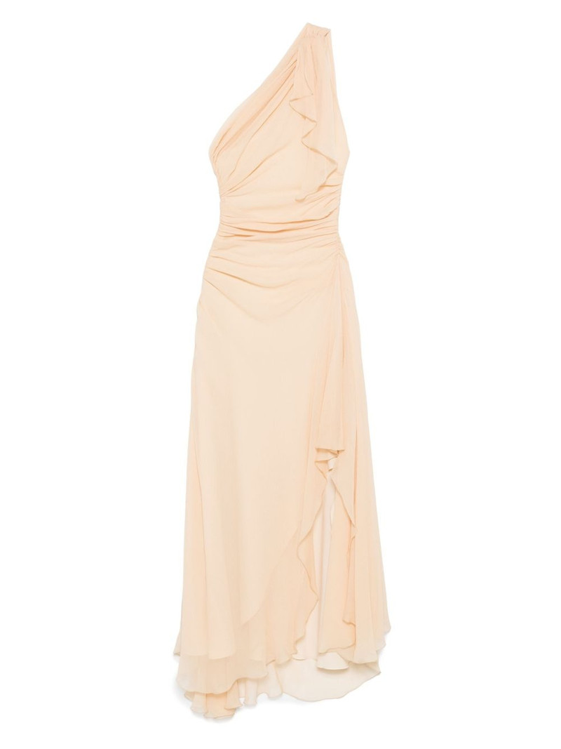 ruched maxi dress 1