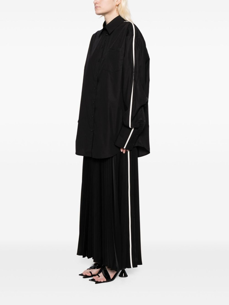 side-stripe cotton shirt 3