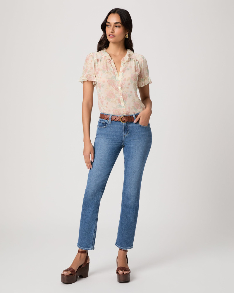 PAIGE Amber Straight Jean outlook