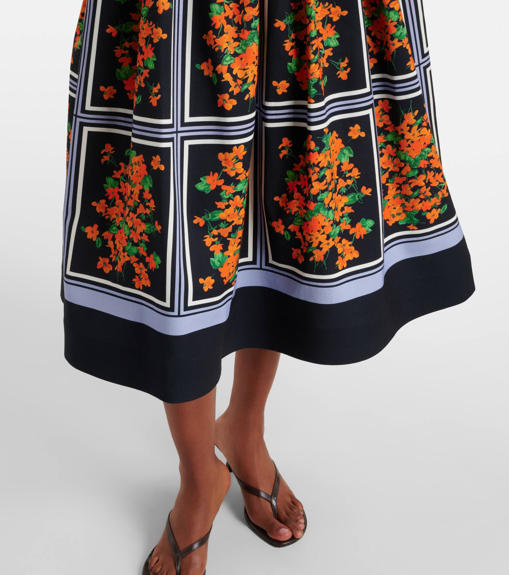 Printed midi dress - 6