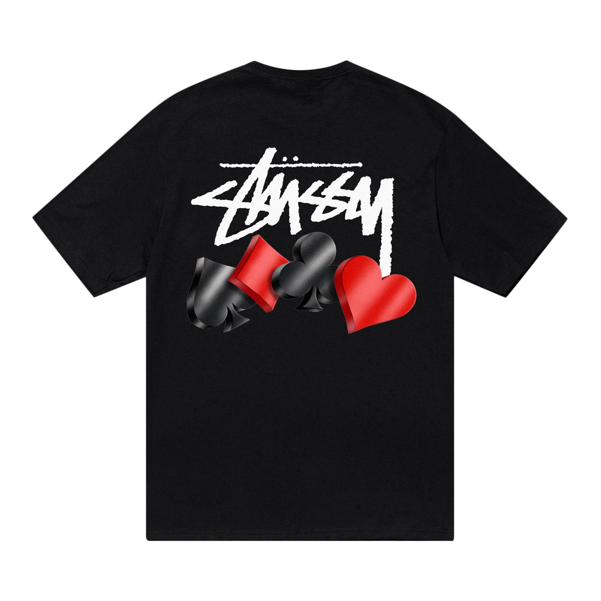 【本物保証 /関税・送料無料】Stussy Suits Tee Stüssy Stussy Suits Tee 'Black' | REVERSIBLE