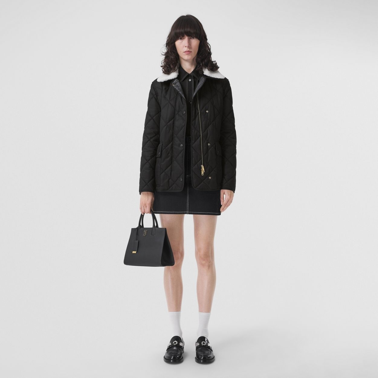 Diamond Quilted Cotton Gabardine Jacket - 2