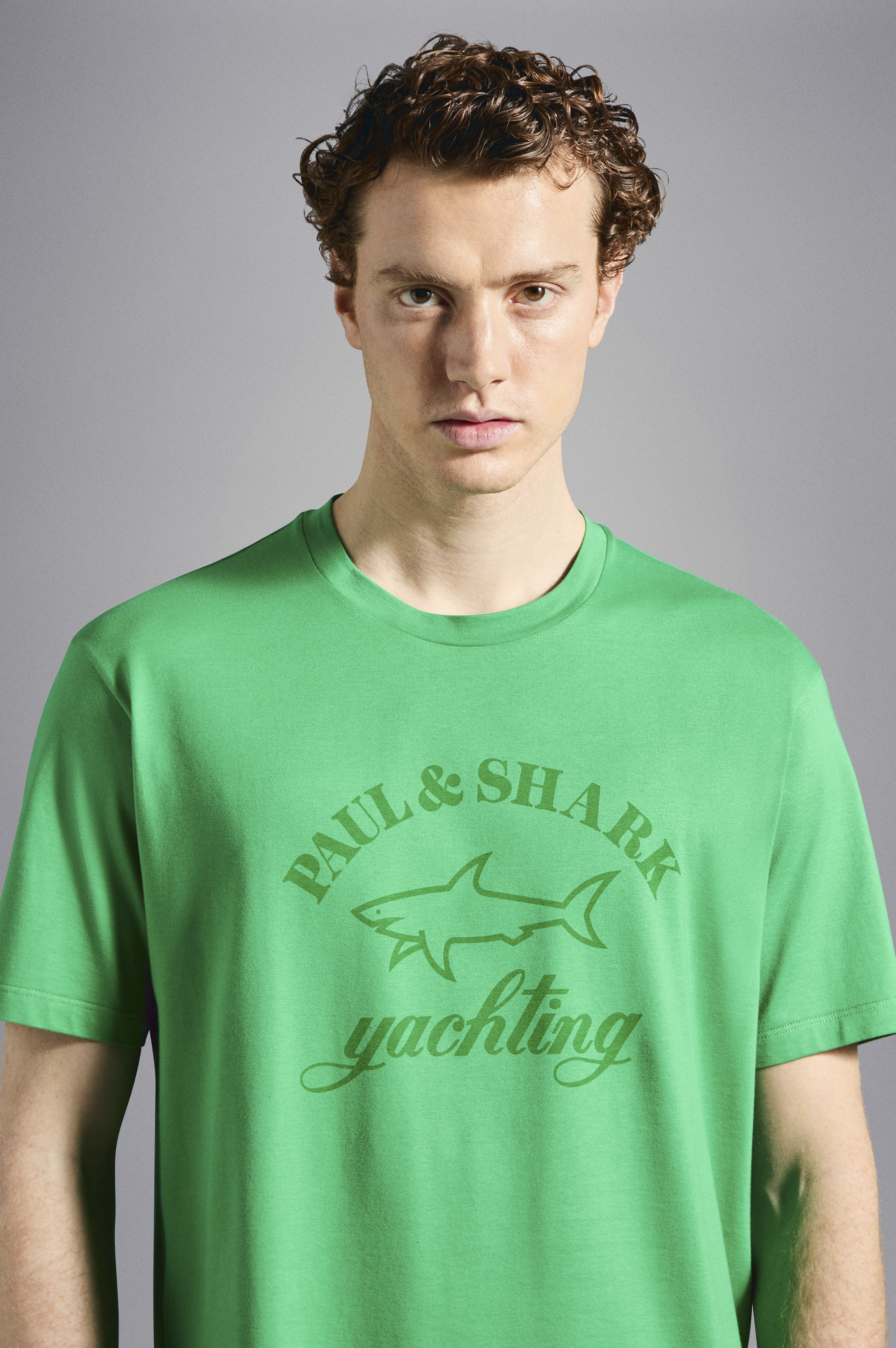 COTTON T-SHIRT WITH PRINTED LOGO - 4
