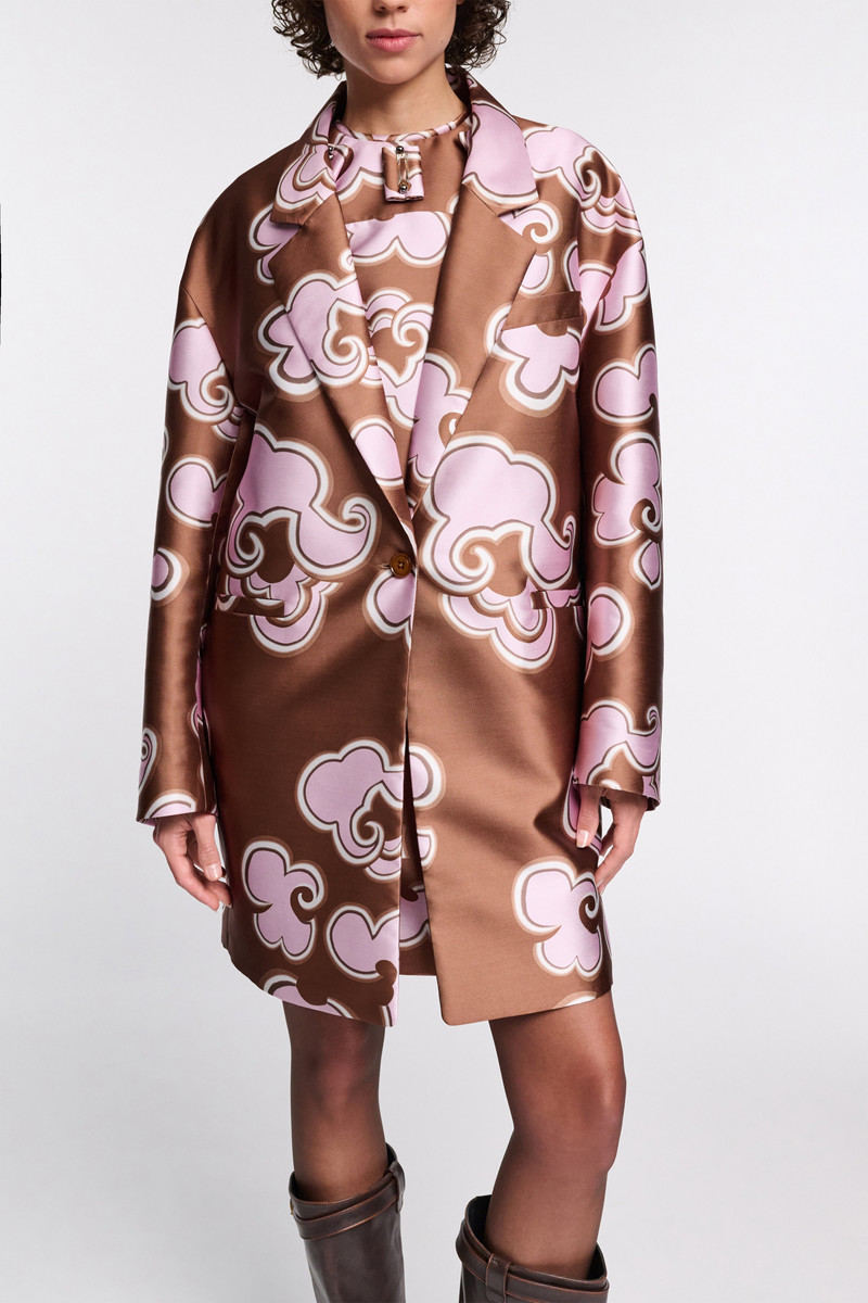 FLORAL STATEMENT coat 3