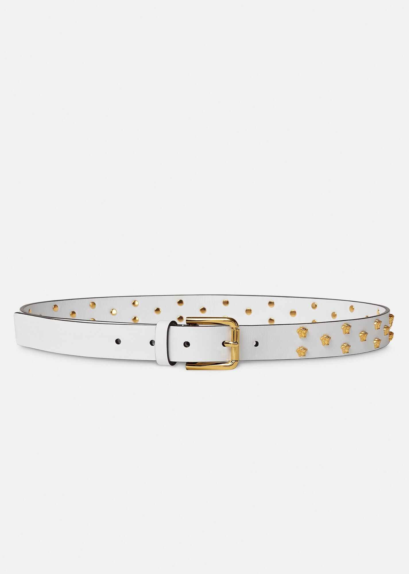 Medusa Stud Leather Belt - 1