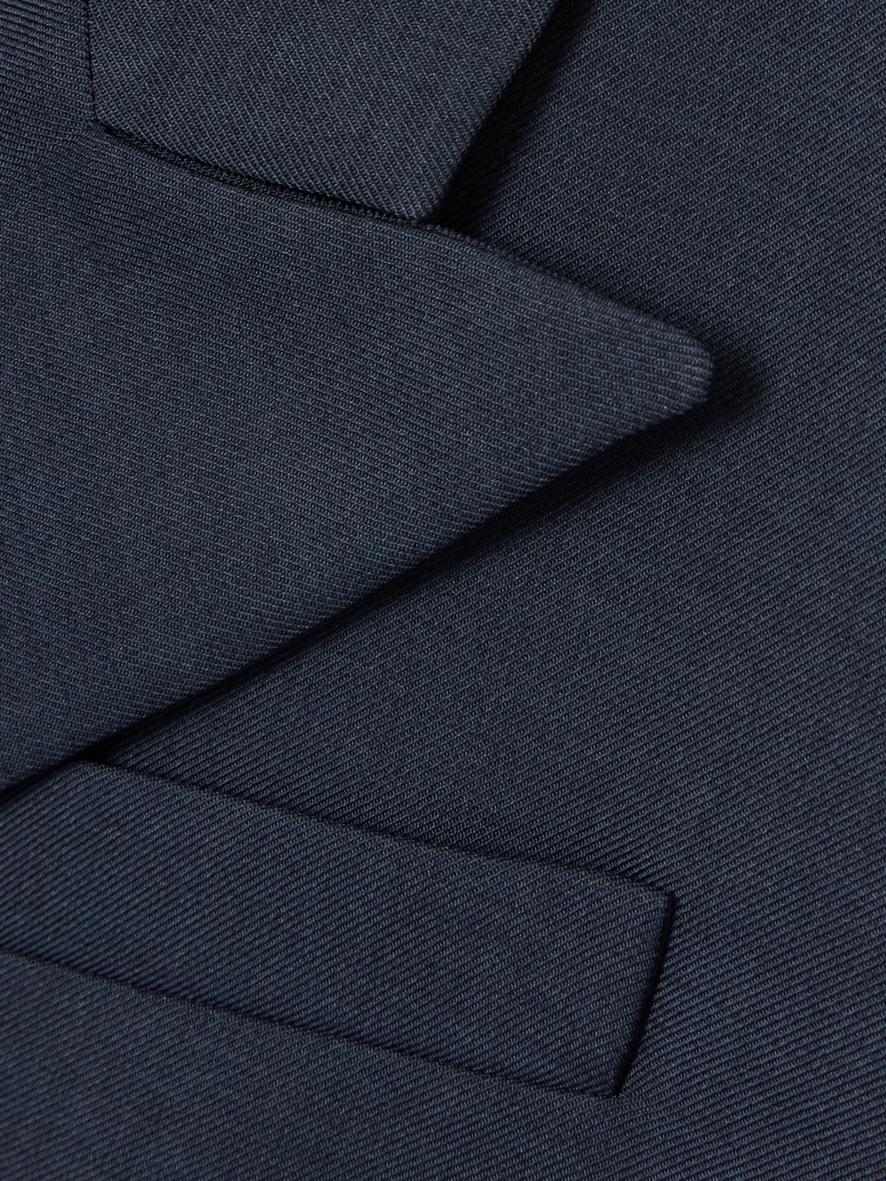 Double-breasted Twill Vest - 4