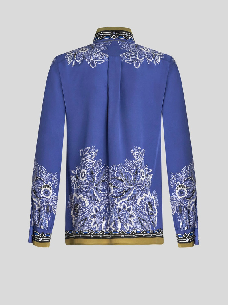 BOUQUET CREPE DE CHINE SHIRT 6