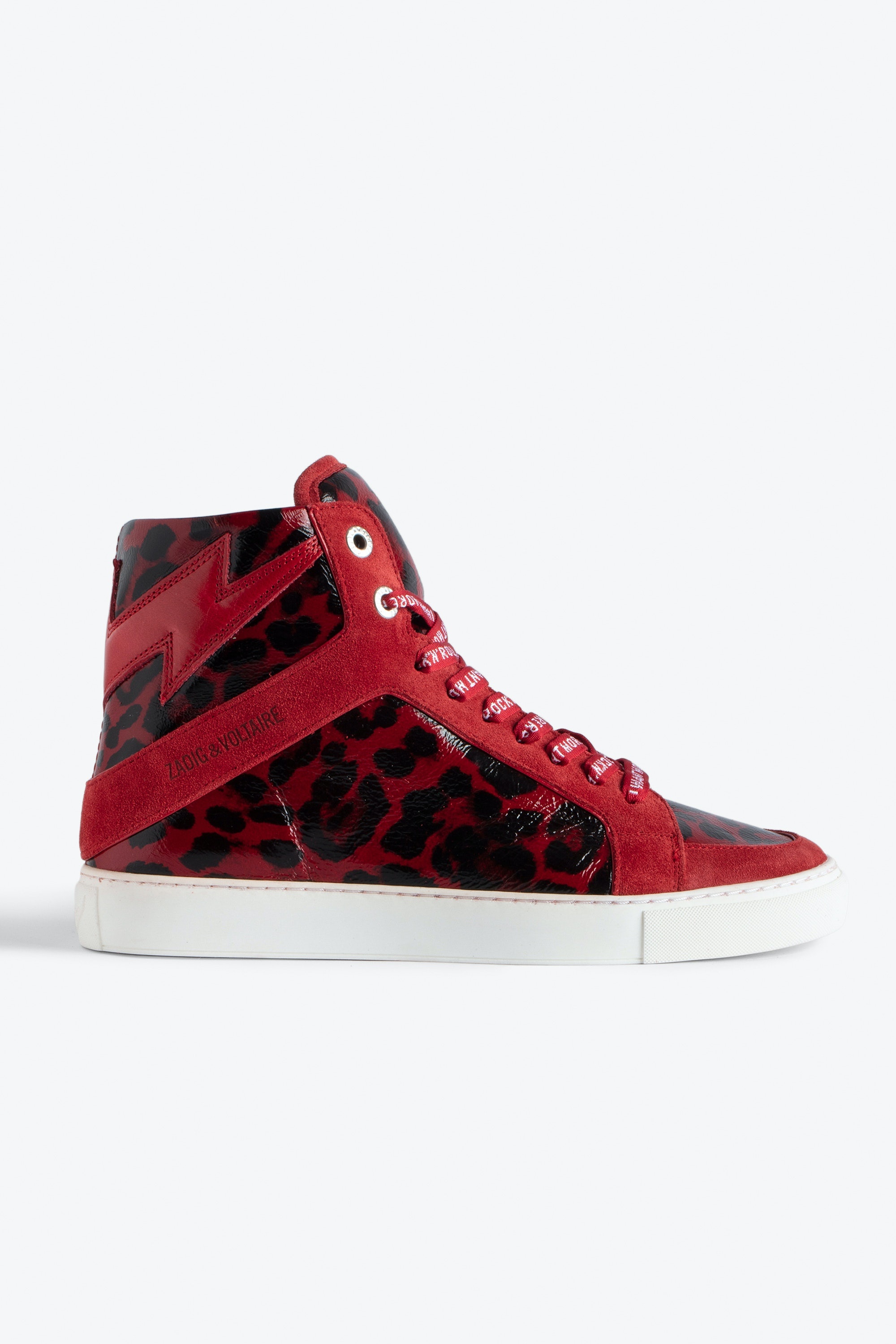 zadig and voltaire high flash sneakers