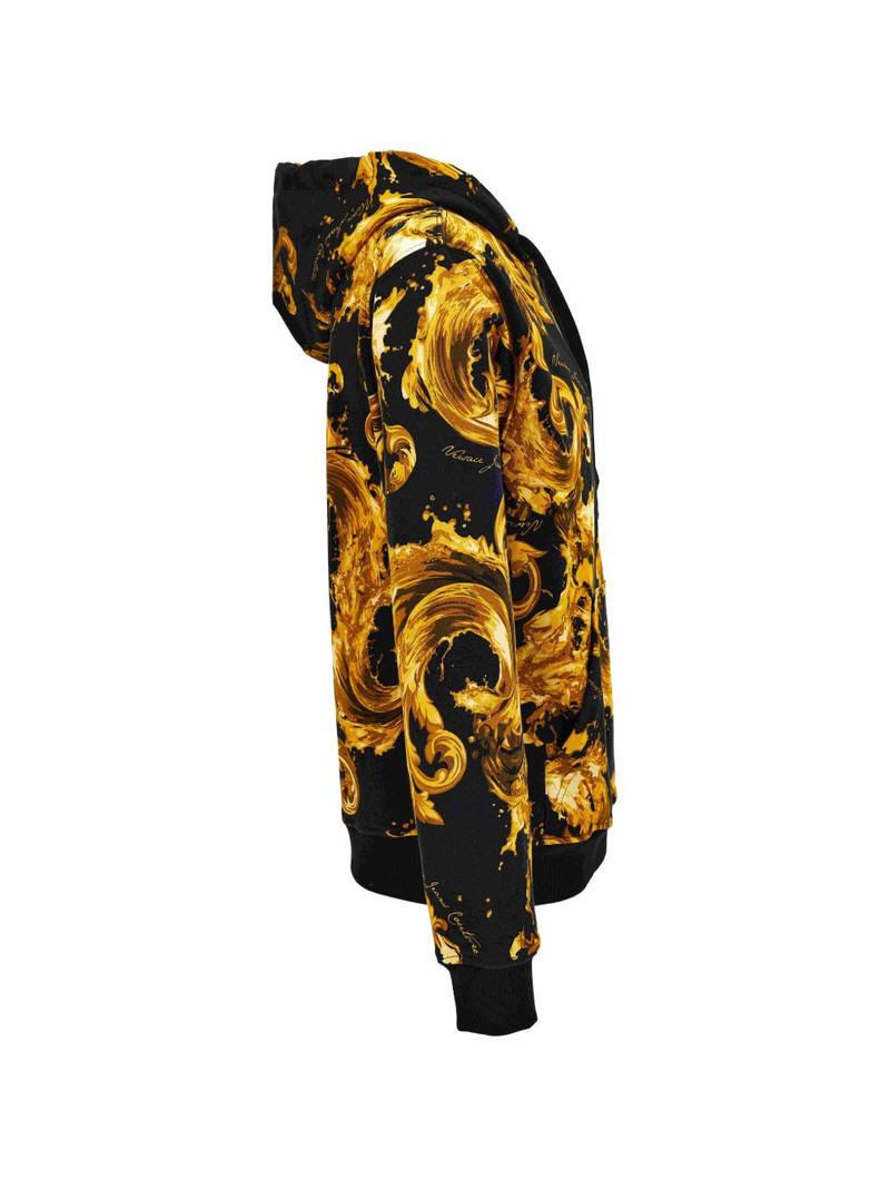 baroque-print zip-up hoodie 3