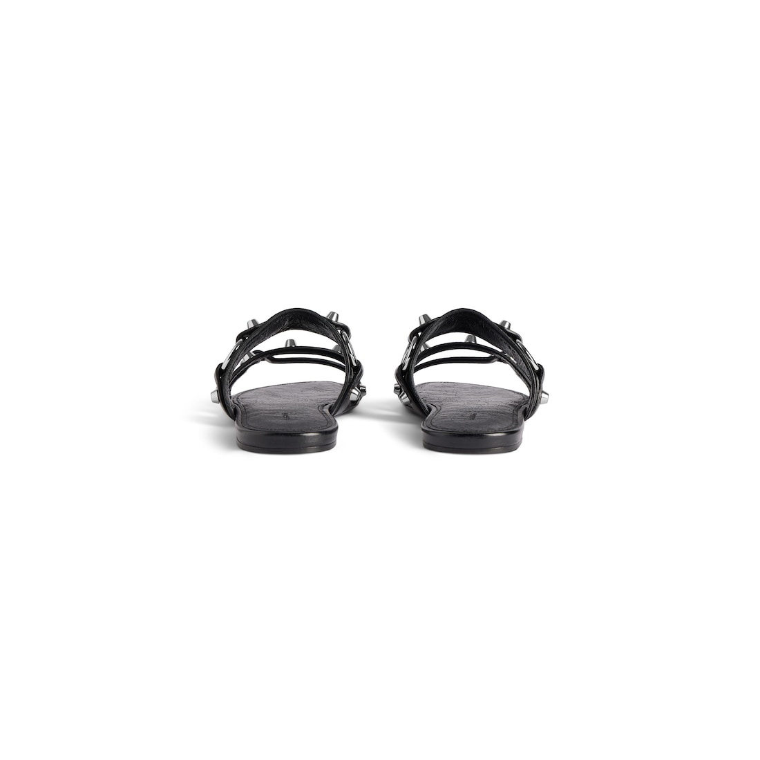 Women's City Mule Flat in Black - 5