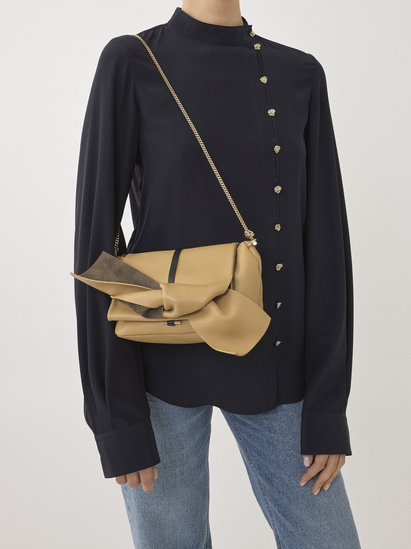 Chloé LACEY SMALL CROSSBODY BAG WITH CHAIN outlook