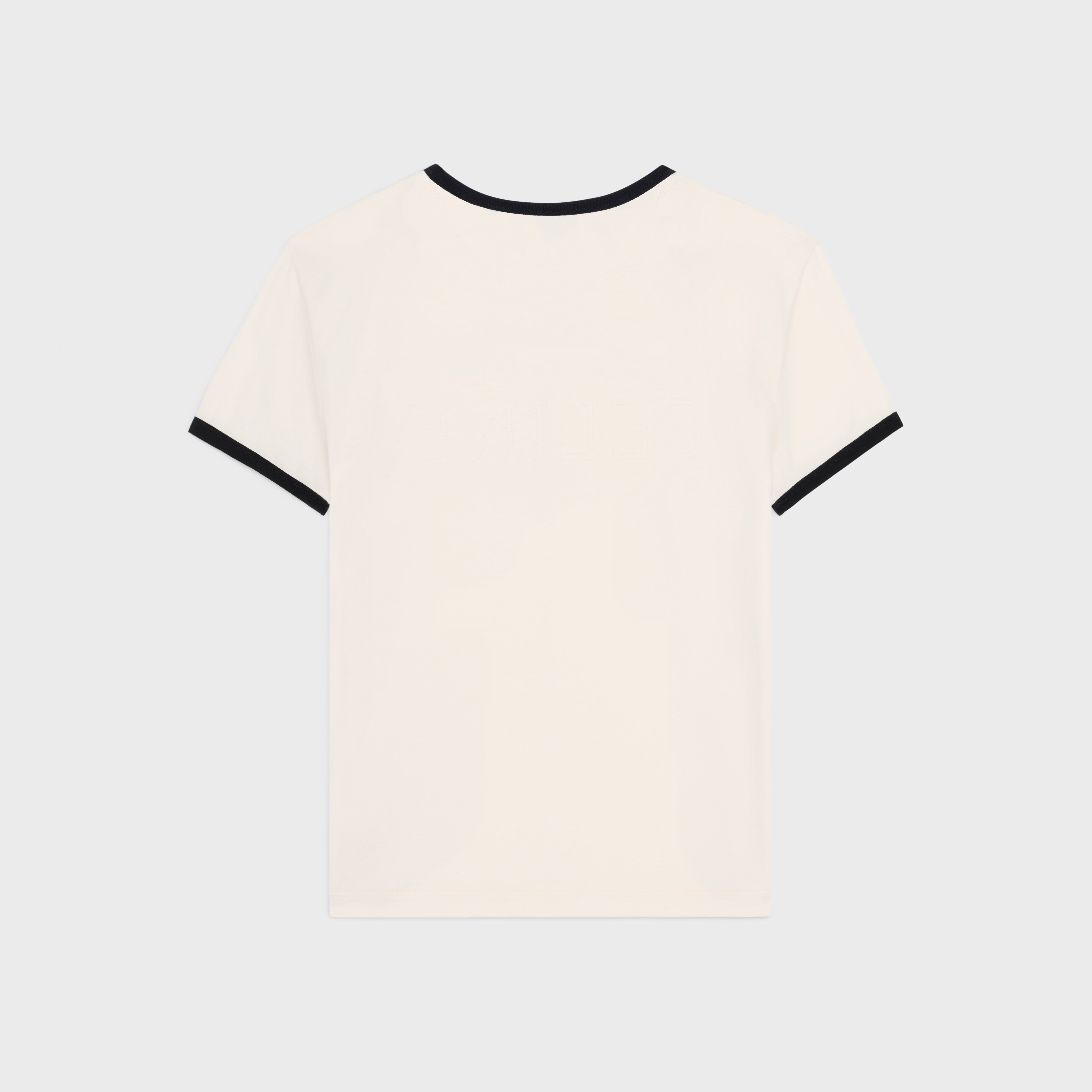 【CELINE】REGULAR T-SHIRT CELINE celine regular t-shirt in cotton jersey | REVERSIBLE