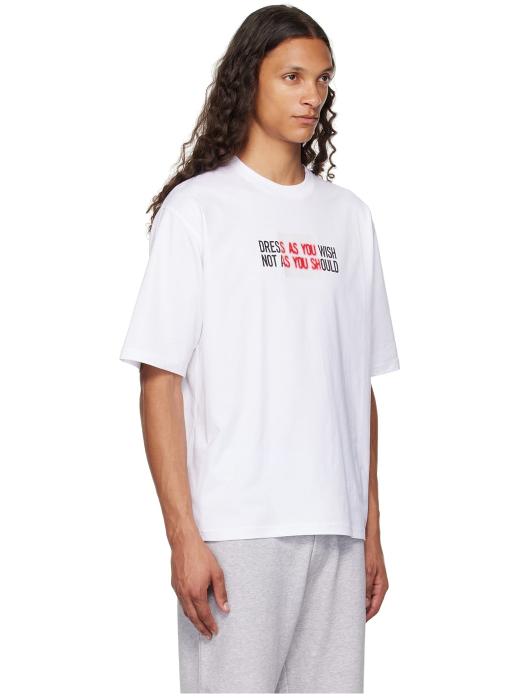 White Printed T-Shirt - 2