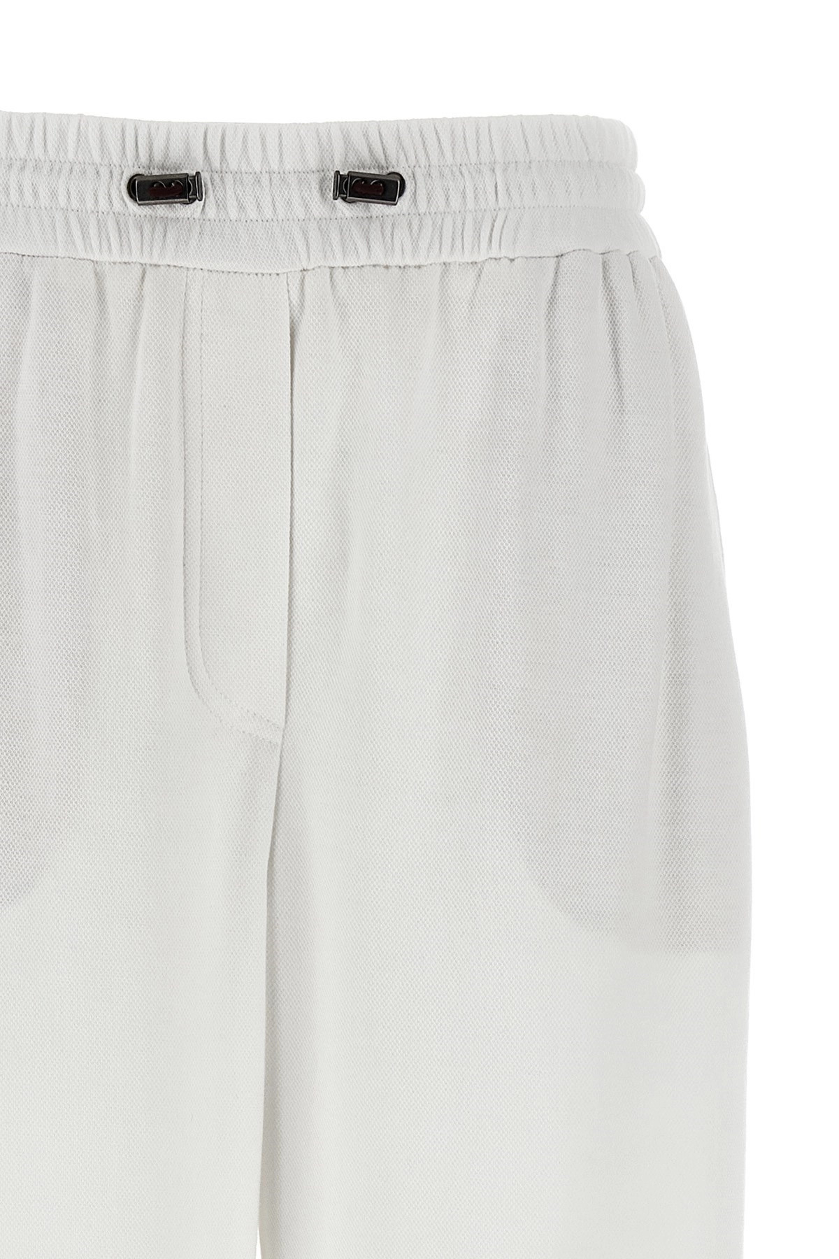Piqué cotton joggers - 3