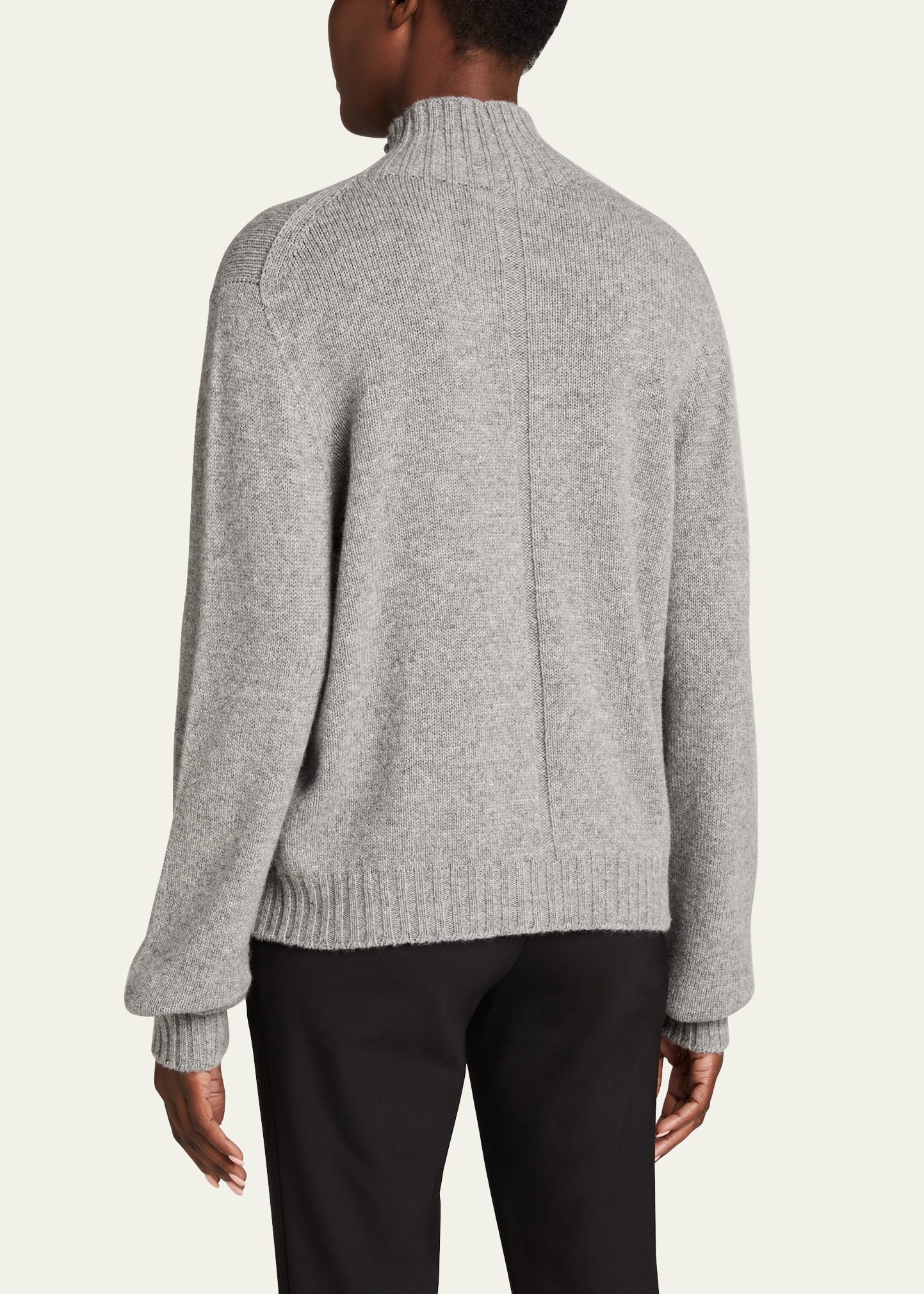 Kensington High-Neck Cashmere Sweater - 3