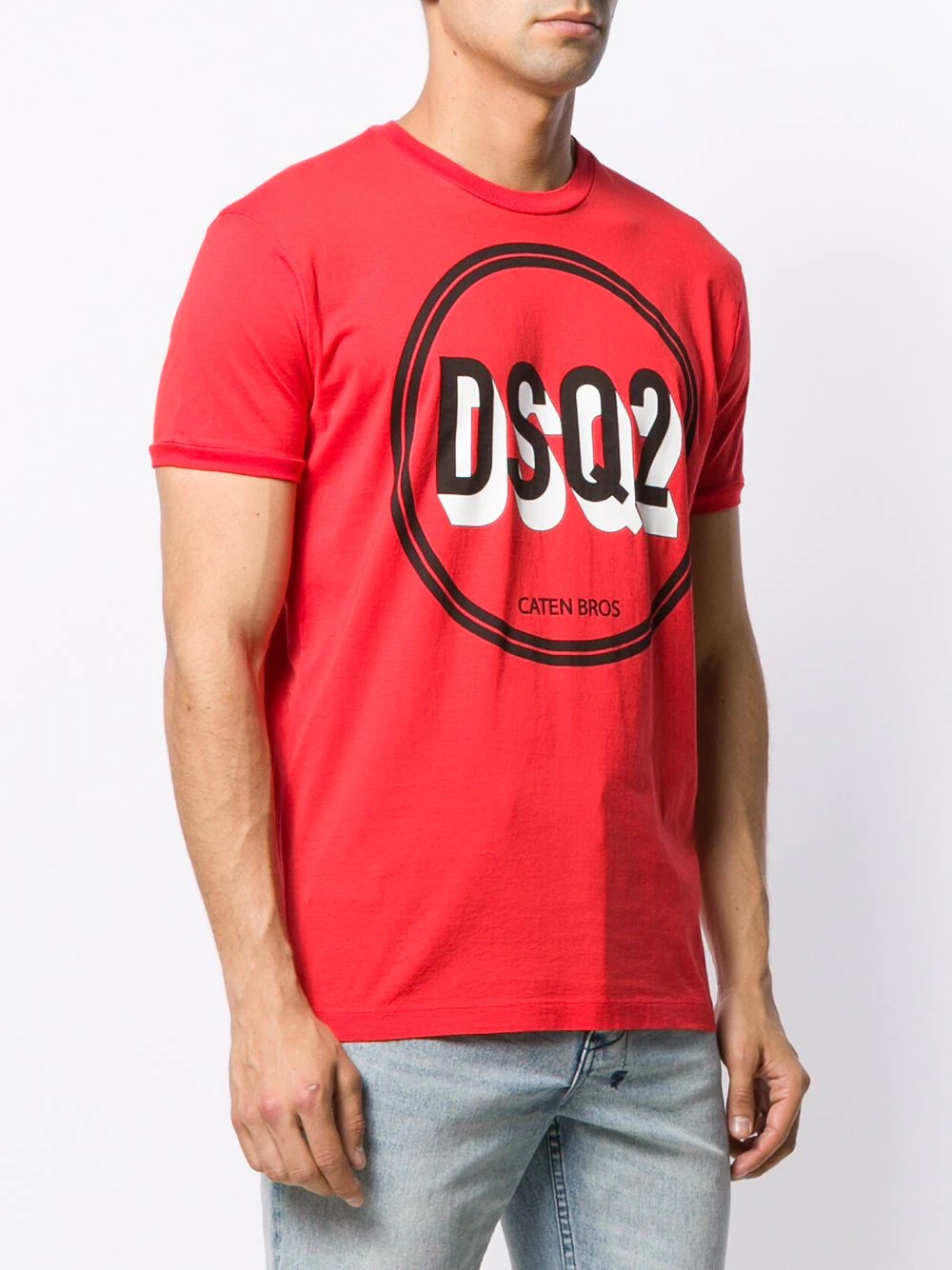 circle logo printed T-shirt - 3