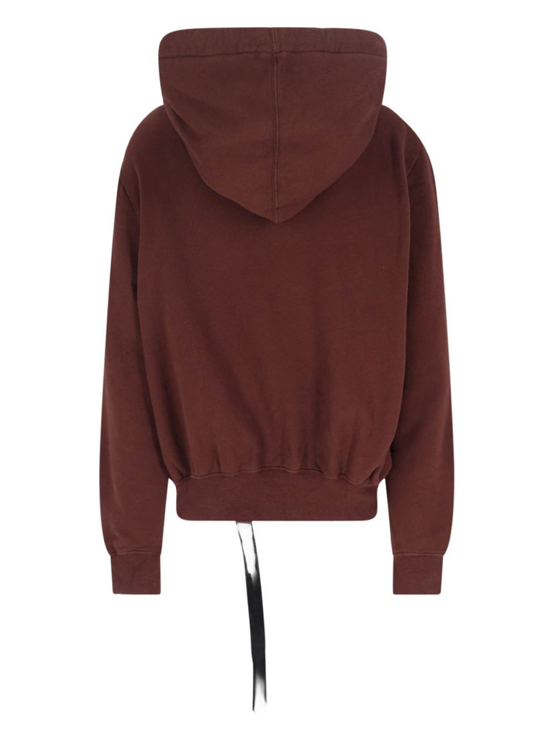 Rick Owens DRKSHDW hooded sweatshirt outlook
