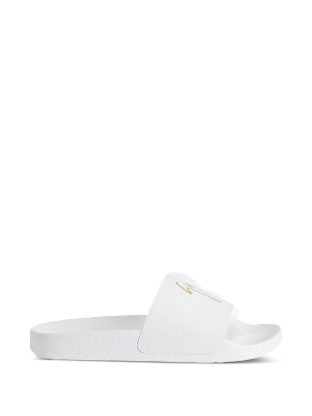 Brett leather logo slides - 4