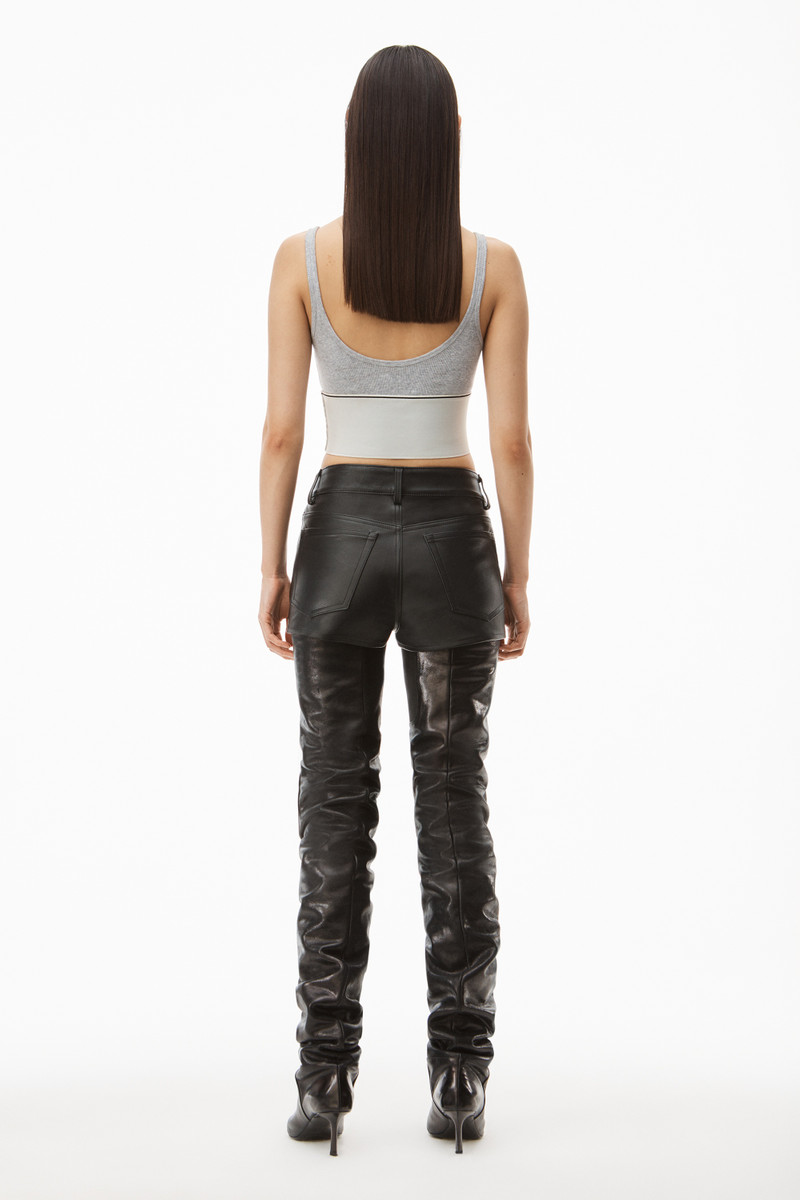 LOGO ELASTIC BRA IN RIBBED JERSEY 4