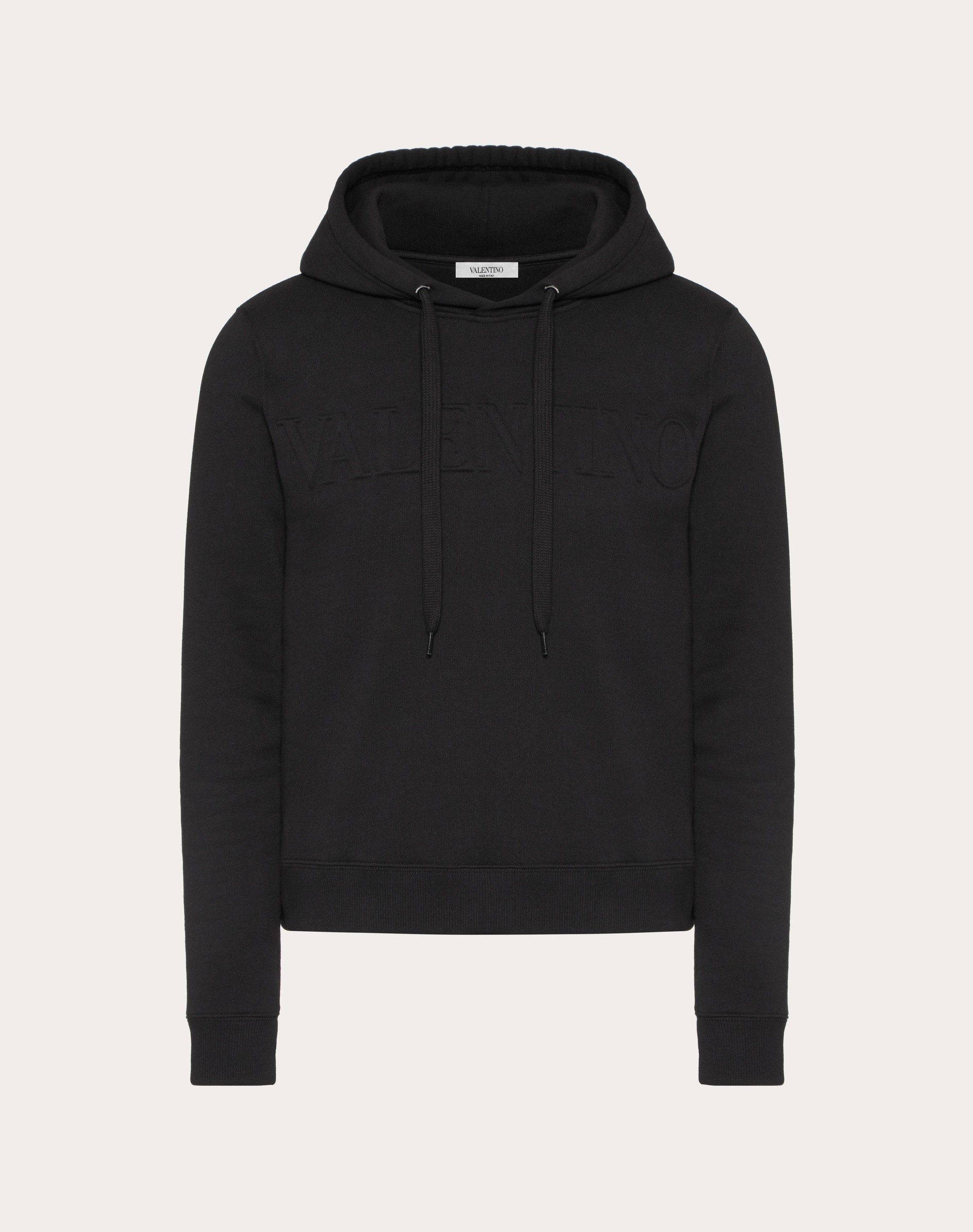SWEATSHIRT WITH VALENTINO EMBOSSED - 1