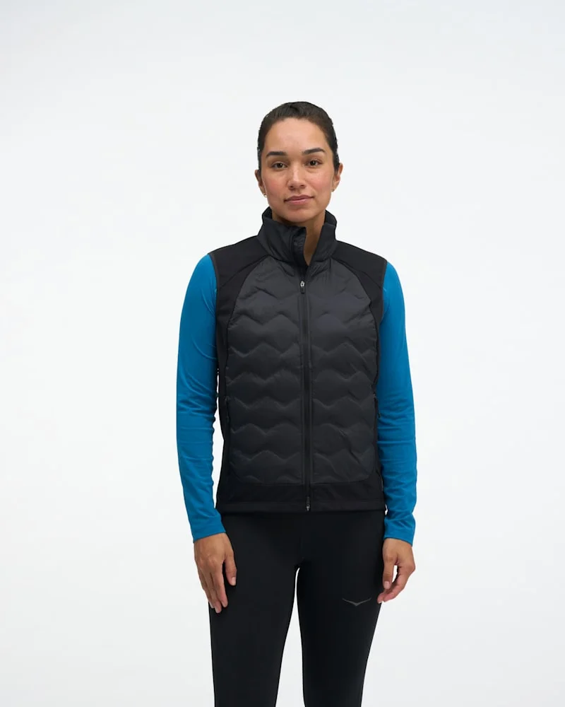 Women's SkyFill Insulated Vest in Black - 1