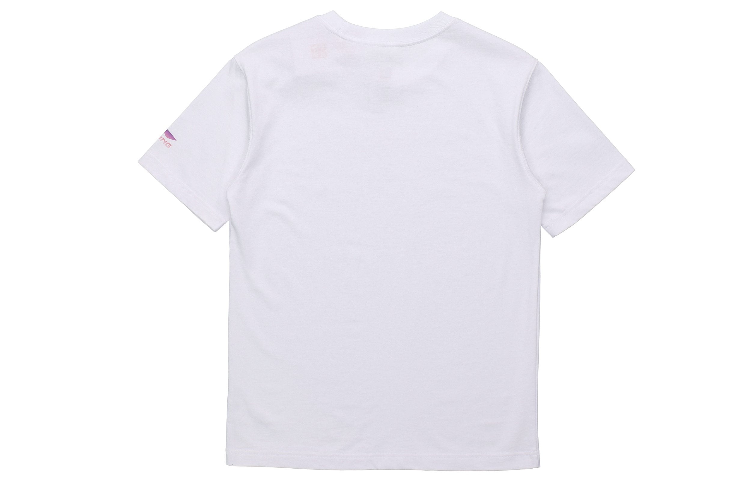 Li-Ning Sakura Casual Sports Round Neck Tee 'White' AHSQ657-2 - 2