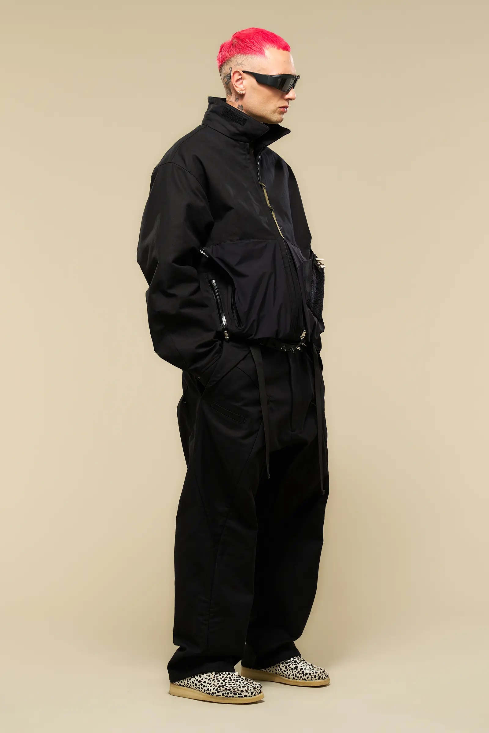 J121A-KI Cotton Jacket Black - 28