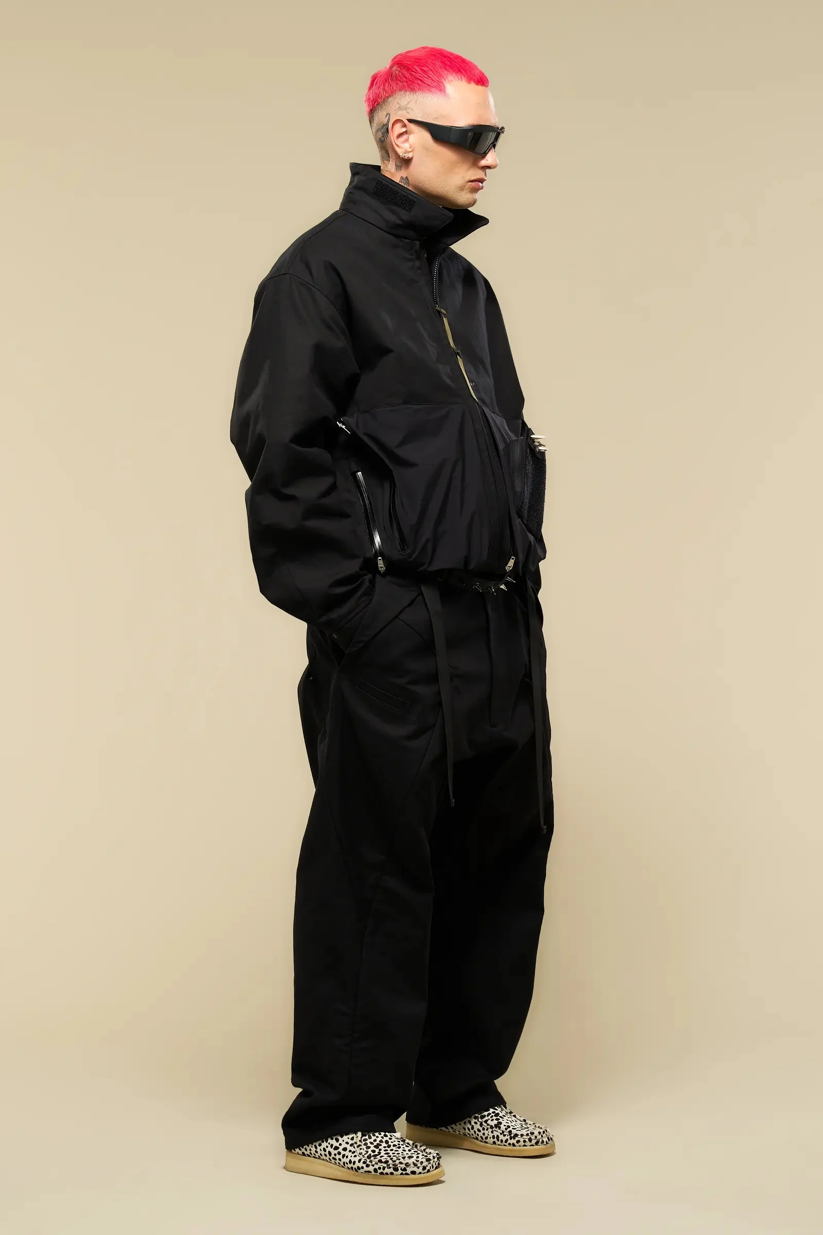 ACRONYM J121A-KI Cotton Jacket Black - J121A-KI_SS25 | REVERSIBLE