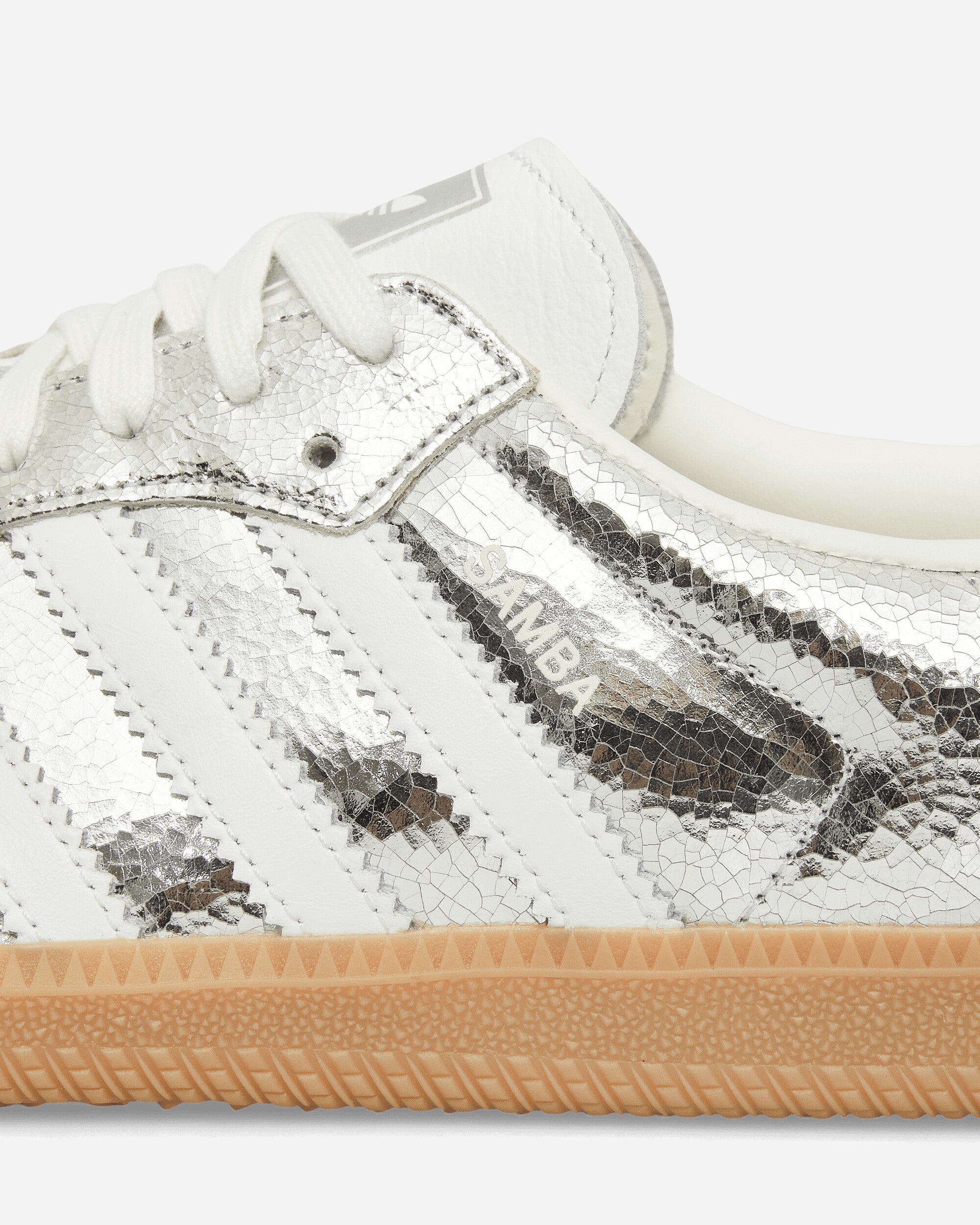 Women's Samba OG Sneakers Silver Metallic / Cloud White - 6