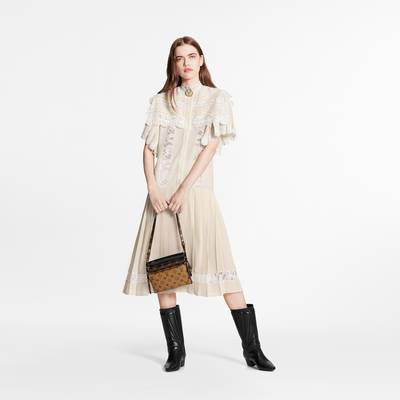 Louis Vuitton Victorian-Inspired Short-Sleeved Cocktail Dress outlook