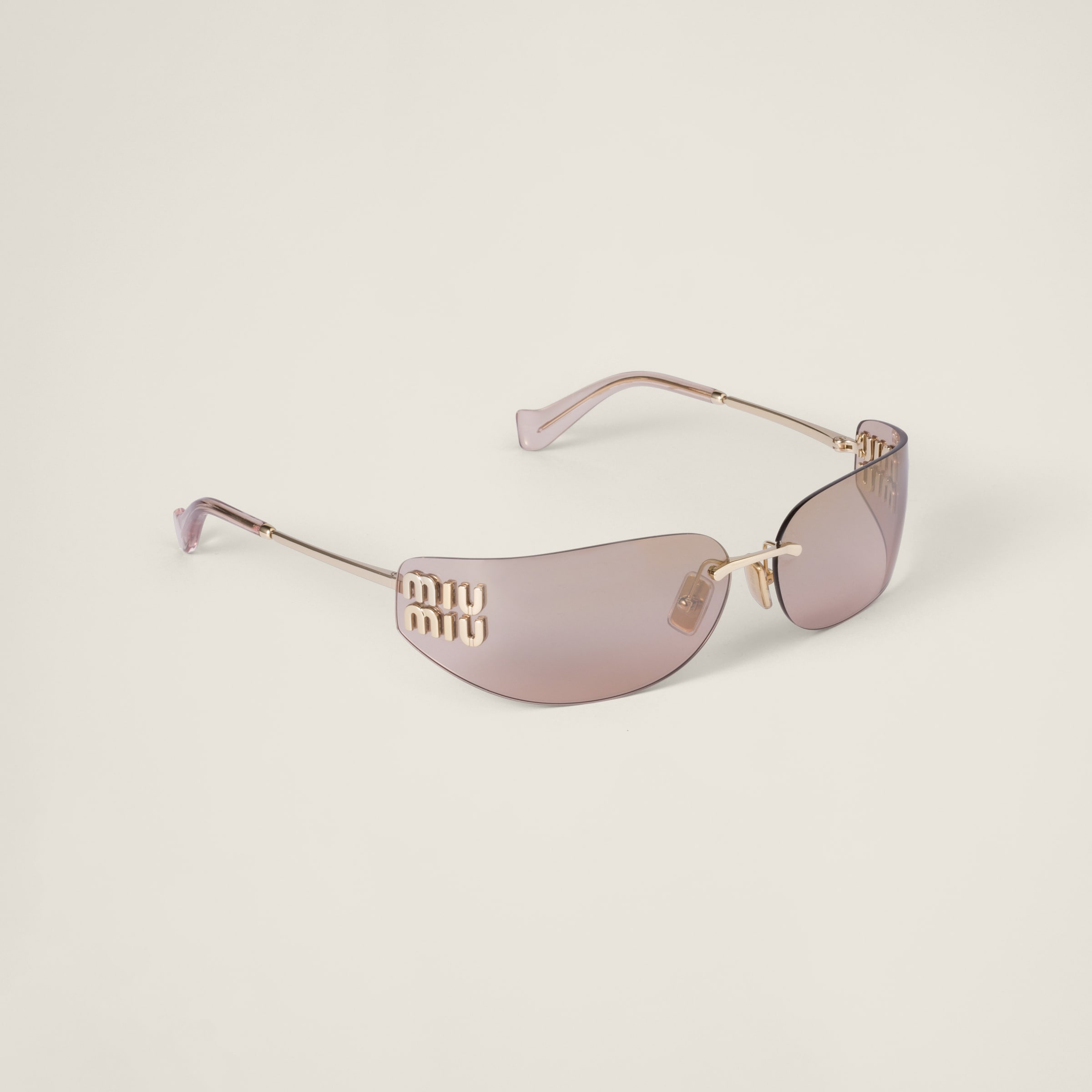 Miu Miu Miu Miu Logo sunglasses | REVERSIBLE