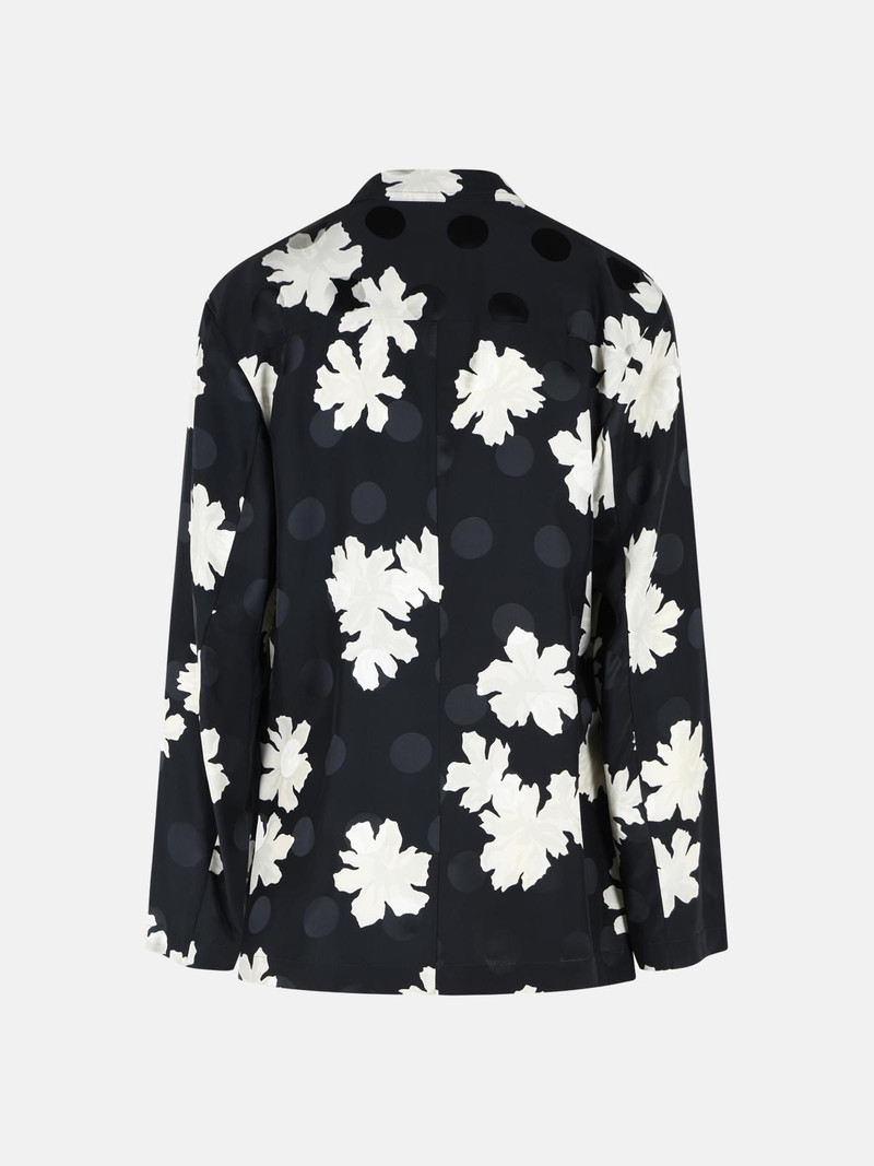 Dries Van Noten 'CAPLANS' BLACK VISCOSE BLAZER outlook