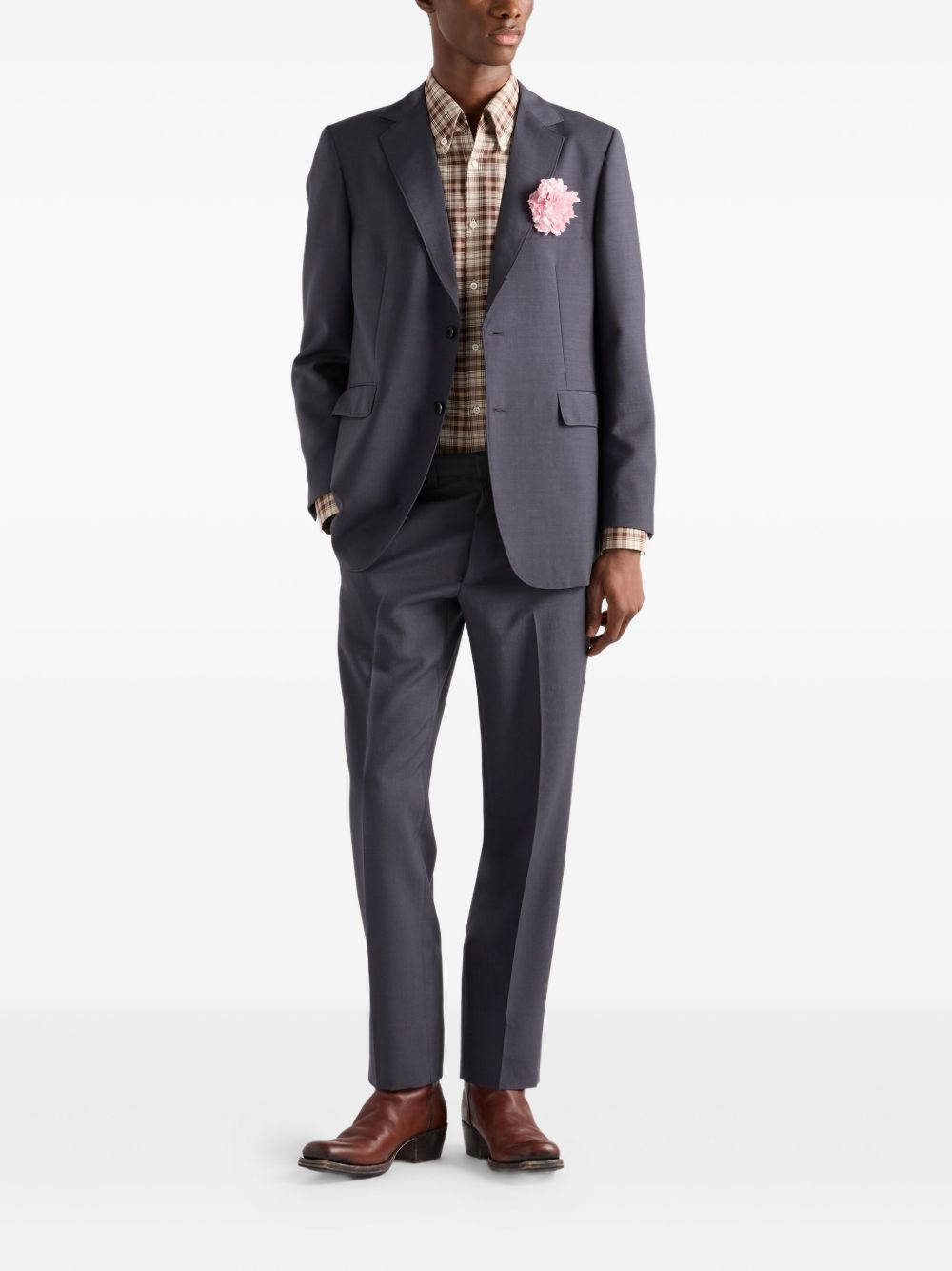 pleated wool trousers - 2