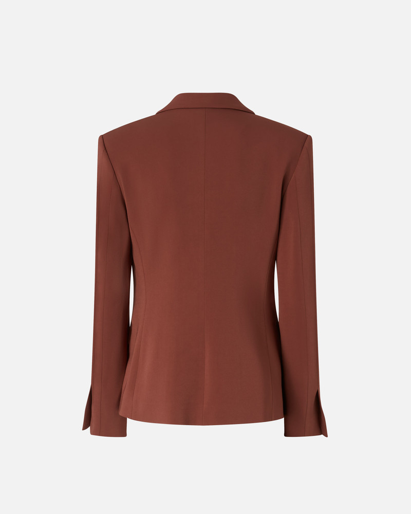 SINGLE-BREASTED CADY BLAZER 6