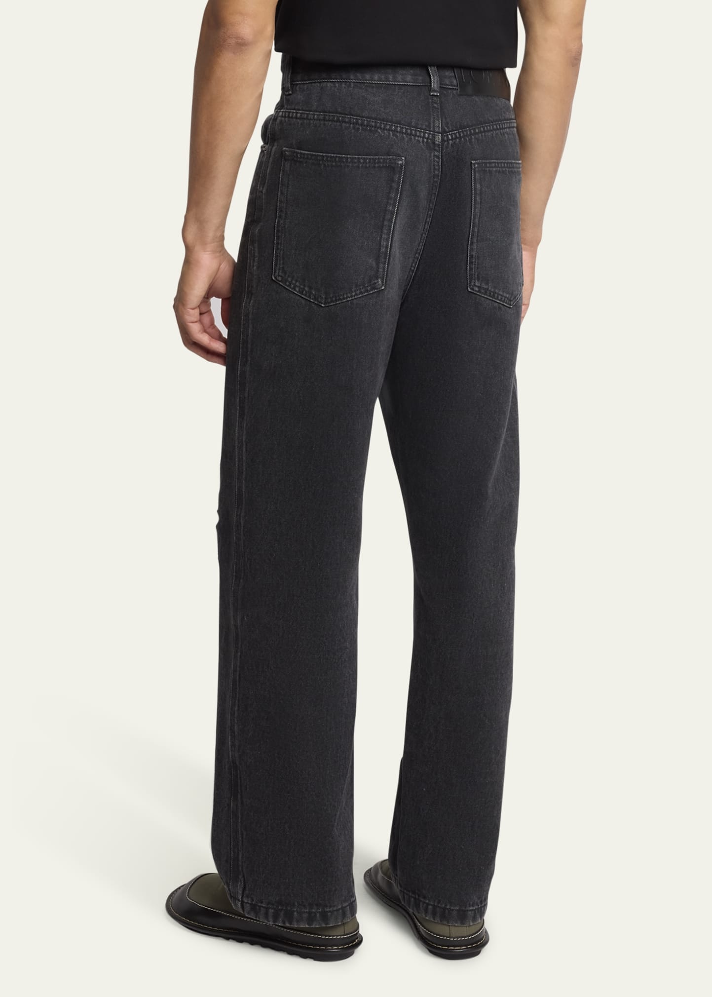 Men's Anagram Baggy Jeans - 3