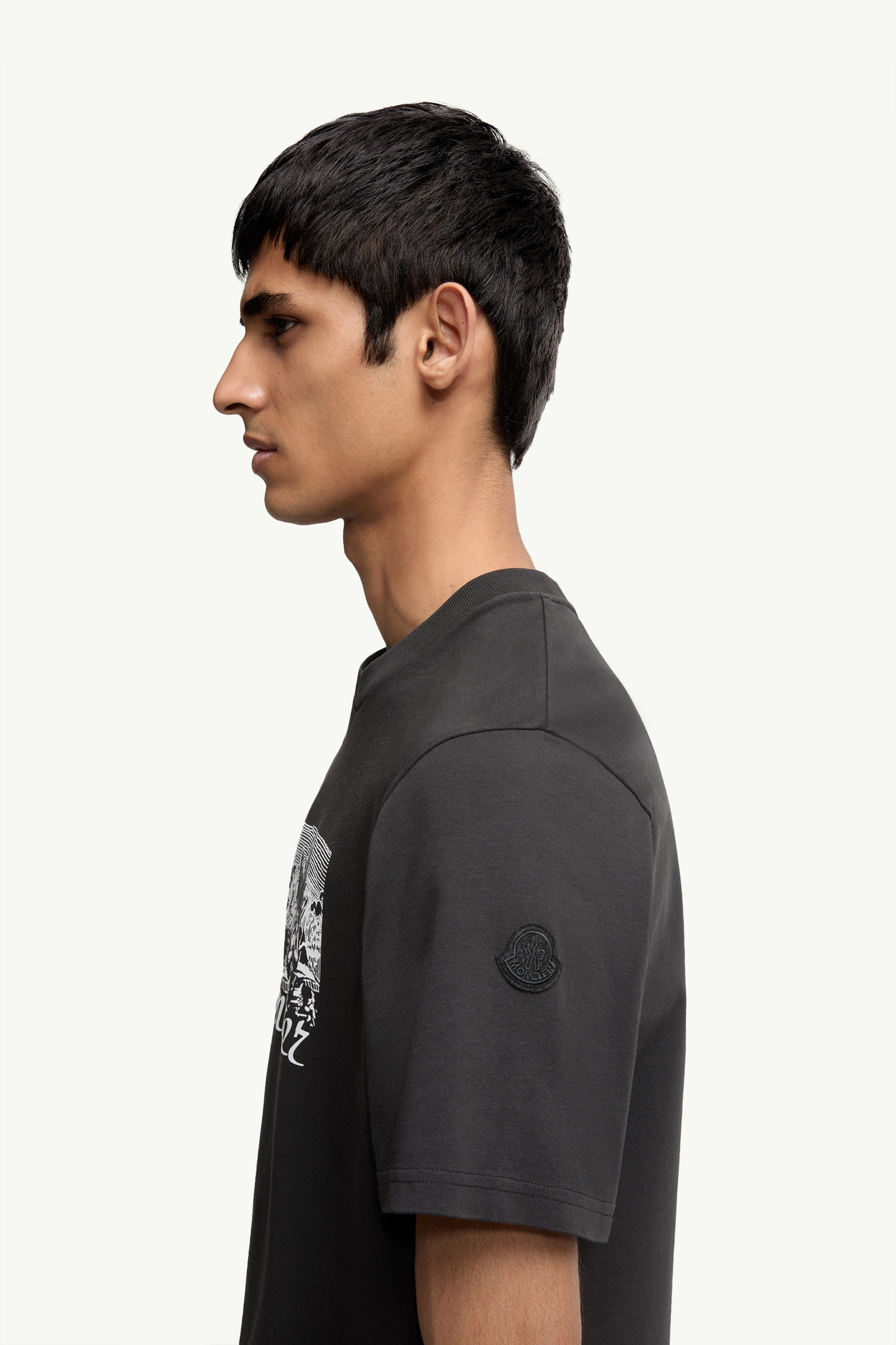 Mountain Logo Cotton T-Shirt - 4