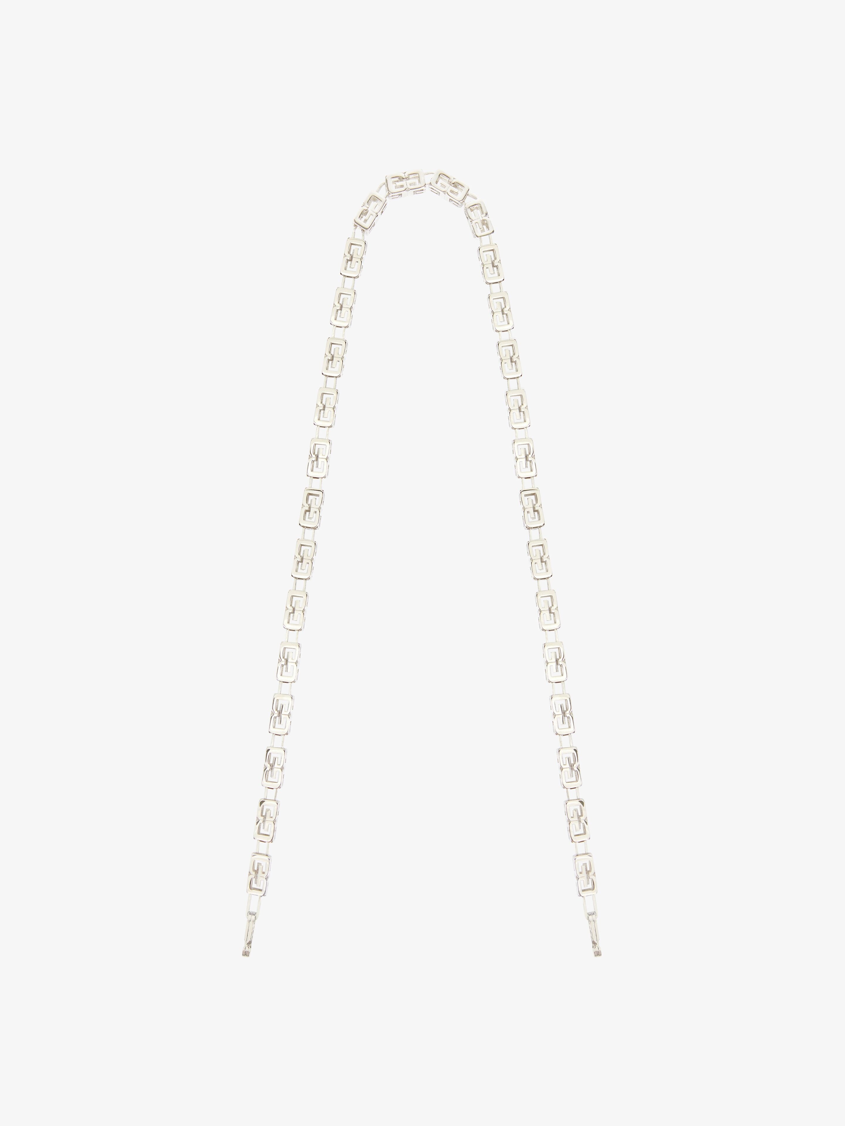 G CUBE CHAIN STRAP IN METAL - 3