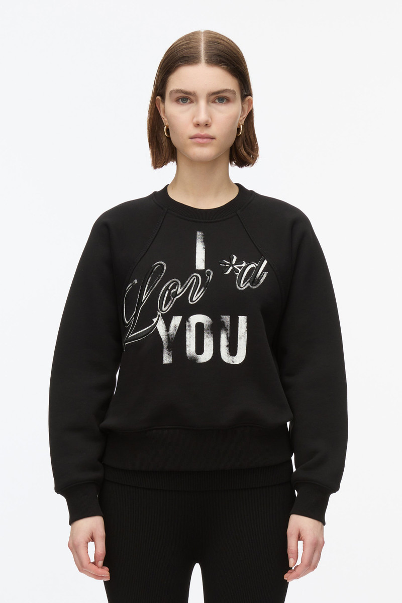I Lov'd You Cropped Sweatshirt 3
