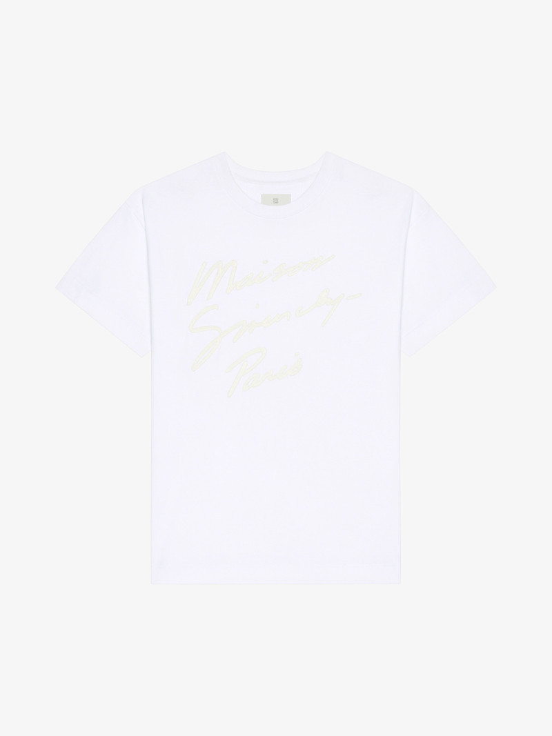 MAISON GIVENCHY T-SHIRT IN COTTON - 1