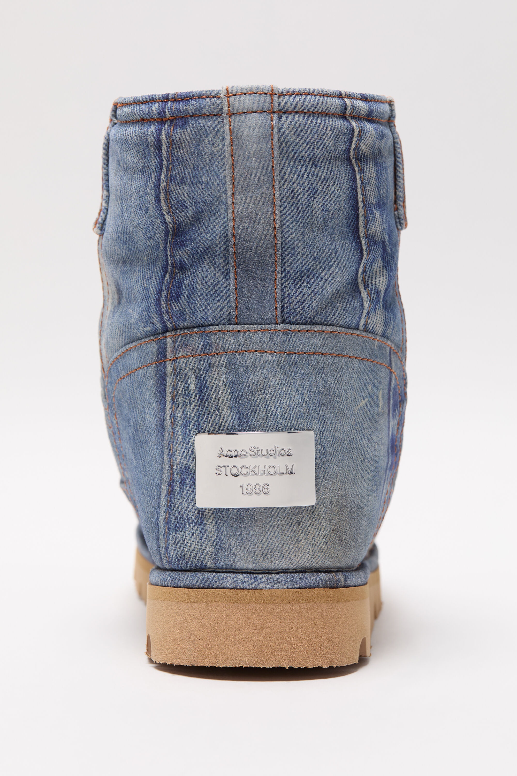 Low boots printed leather - Multi blue - 5