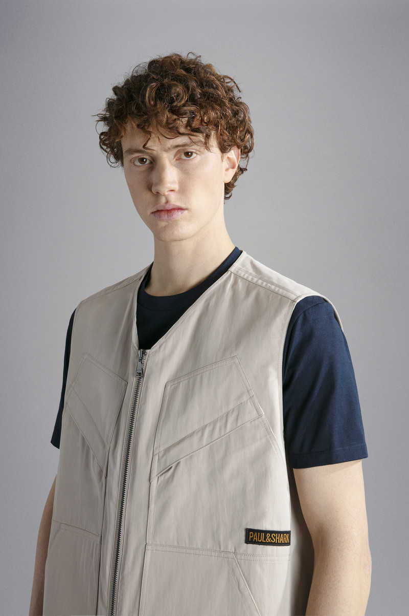 TECHNICAL COTTON GILET 4