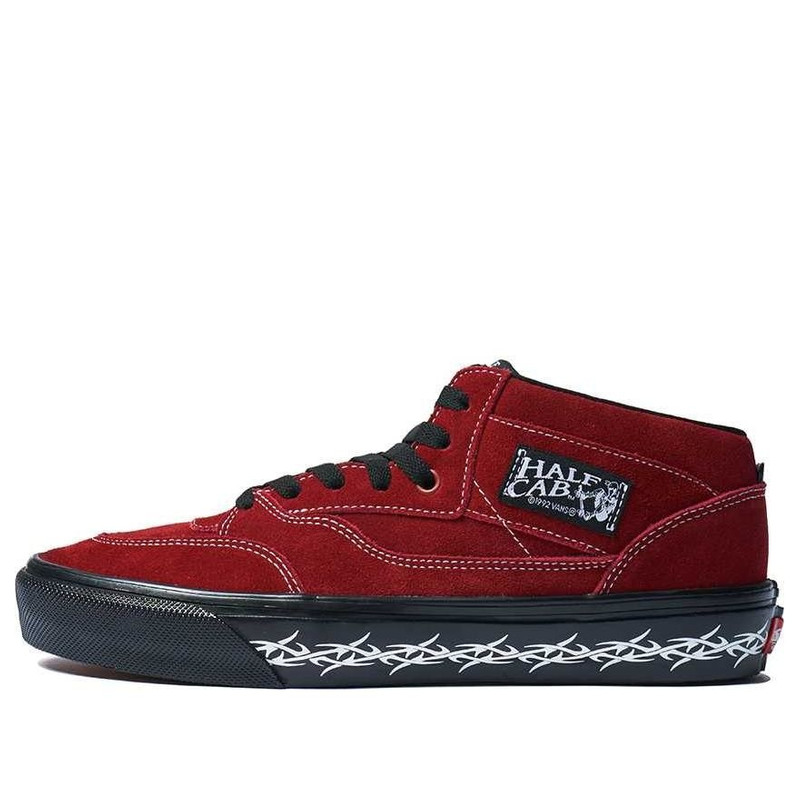 Vans Supreme x Half Cab 'Barbed Wire - Burgundy' VN0A5KRWZ3S - 1